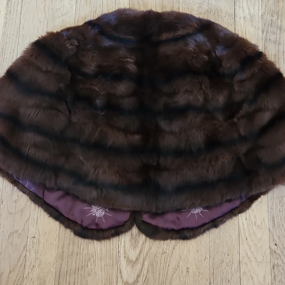 Vintage Fur Cape